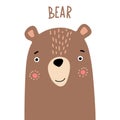 Cute bear. Royalty Free Stock Photo